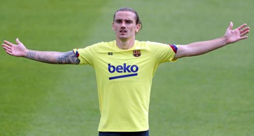 جريزمان يتحدث عن.. "11 نهائي".. سواريز الهداف.. واستمتاعه بفترة الحجر